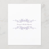 Classic Lavender 'Guess How Many' Bridal Game (裏面)