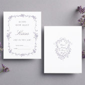 Classic Lavender 'Guess How Many' Bridal Game