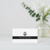 Classic Law & Justice Business Card | Legal 名刺 (スタンド正面)