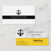 Classic Law & Justice Business Card | Legal 名刺 (正面/裏面)