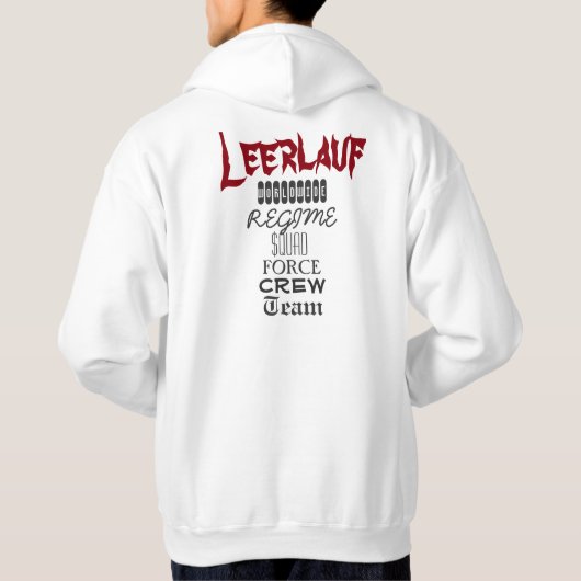 Classic Leerlauf Hoodie パーカ (裏面)