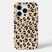 Classic Leopard Print Phone Case Stylish Animal Pa Case-Mate iPhoneケース (裏面)