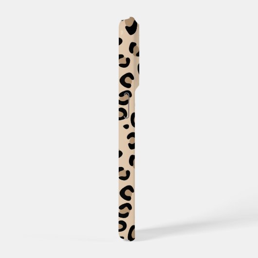 Classic Leopard Print Phone Case Stylish Animal Pa iPhoneケース (右側面)