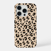 Classic Leopard Print Phone Case Stylish Animal Pa iPhoneケース (裏面)