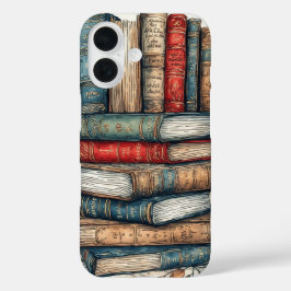 Classic Library Shelf iPhone 16ケース