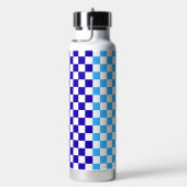 Classic light blue checkerboard  ウォーターボトル (右面)