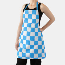 Classic light blue checkerboard 