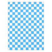 Classic light blue checkerboard  テーブルクロス (正面)