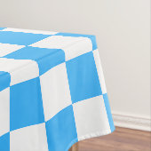 Classic light blue checkerboard  テーブルクロス (インサイチュ)