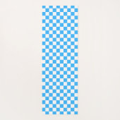 Classic light blue checkerboard  ヨガマット (裏面)