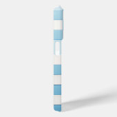 Classic Light Blue & White Checkered Phone Case  Case-Mate iPhoneケース (裏面 / 右)