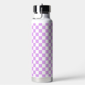 Classic light lavender checkerboard  ウォーターボトル (右面)