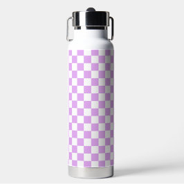 Classic light lavender checkerboard  ウォーターボトル