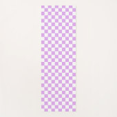 Classic light lavender checkerboard  ヨガマット (正面)
