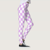 Classic light lavender checkerboard  レギンス (右)