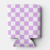 Classic light lavender checkerboard  缶クーラー (裏面)