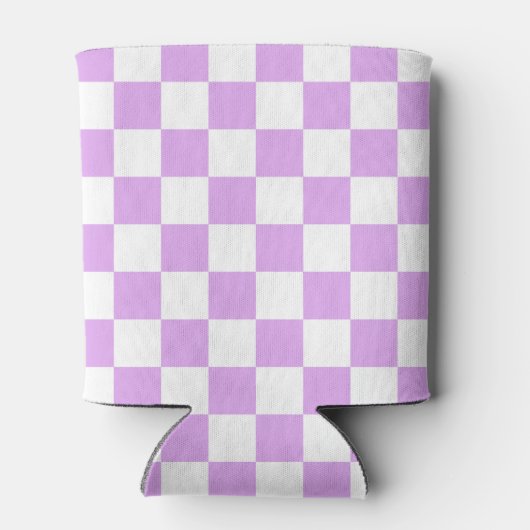 Classic light lavender checkerboard  缶クーラー (裏面)