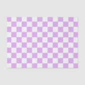 Classic light lavender checkerboard  薄葉紙 (正面)