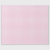 Classic Light Pink & White 70th Birthday Gift Wrap ラッピングペーパー (フラット)