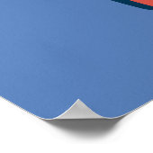 Classic London Red Telephone Booth Art - Preppy ポスター (角)