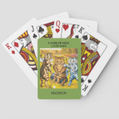 Classic Louis Wain Cats Playing Golf Personalized トランプ (裏面)