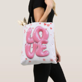 Classic LOVE Canvas Tote トートバッグ (クローズアップ)