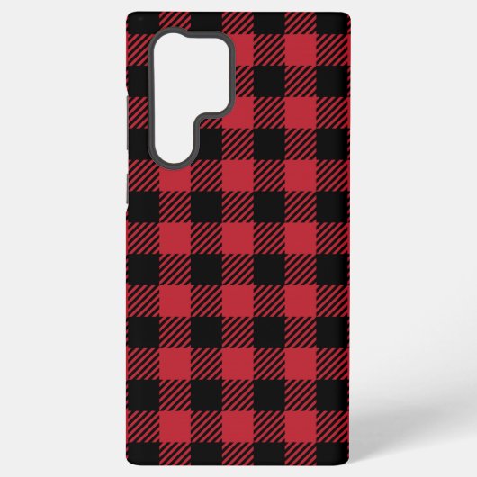 Classic Lumberjack Check Pattern Samsung Galaxyケース (裏面)