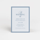 Classic Luxe | Elegant Dusty Blue Wedding 招待状