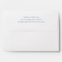 Classic Luxe | Elegant White and Dusty Blue