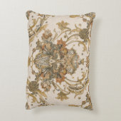 Classic, Luxury Ornament, Gold Beigi Grey アクセントクッション (裏面(縦))