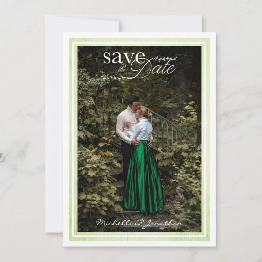 Classic Luxury Sophisticated Photo Couple Wedding (正面)