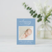 Classic Memorial Photo Funeral Card 名刺 (スタンド正面)