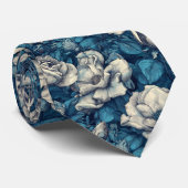 Classic Men Gifts Gardenias Flower ネクタイ (ロール)