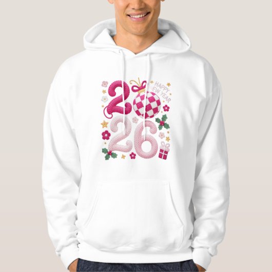 Classic Men’s Pullover Hoodie with Front Pocket –  パーカ (正面)