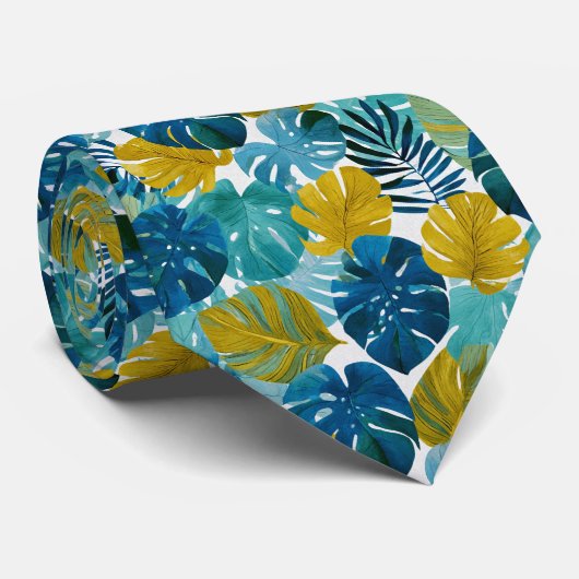 Classic Mens Accessories Tropical Flower ネクタイ (ロール)