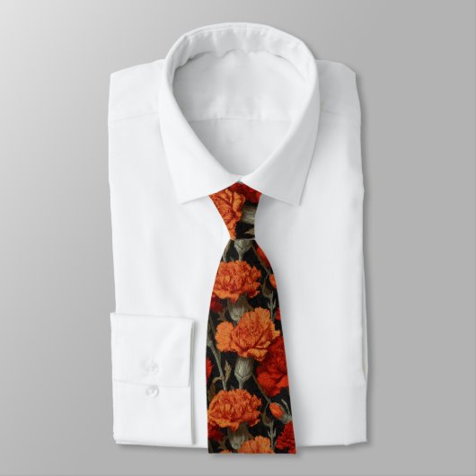 Classic Menswear Ties Carnation Floral ネクタイ (タイ)