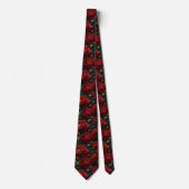 Classic Menswear Ties Peonies Flower ネクタイ (正面)