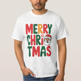 Classic Merry Christmas T-Shirt for Festive Cheer Tシャツ