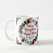 Classic “Merry Everything & Happy Always”  コーヒーマグカップ (左)