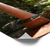 Classic Mexican Courtyard in San Blas Nayarit ポスター (角)