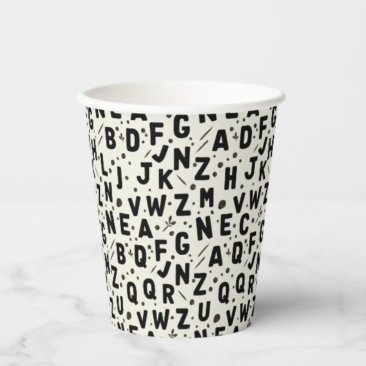 Classic Midnight Scholar Pattern 紙コップ (正面)