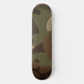 Classic Military Camo Pattern スケートボード (正面)