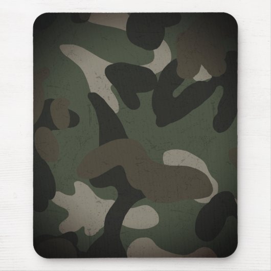 Classic Military Camo Pattern マウスパッド (正面)