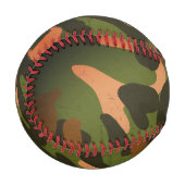 Classic Military Camo Pattern 野球ボール (正面左)