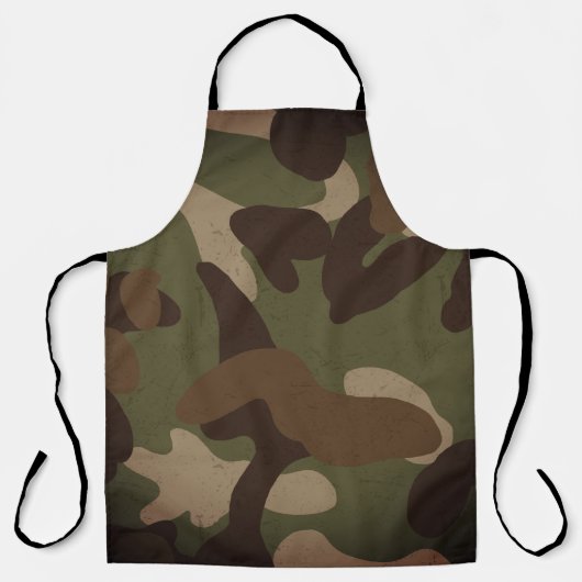 Classic Military Camouflage Pattern エプロン (正面)