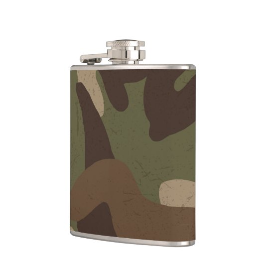 Classic Military Camouflage Pattern フラスク (左)