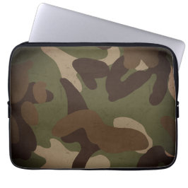 Classic Military Camouflage Pattern ラップトップスリーブ