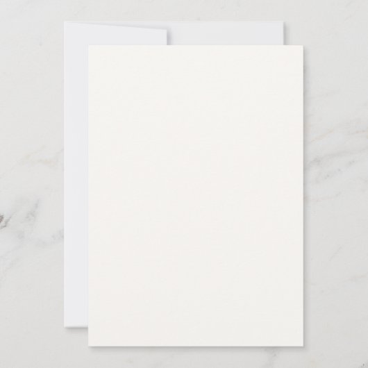 Classic Minimalist Simplistic Wedding Invitation 招待状 (裏面)