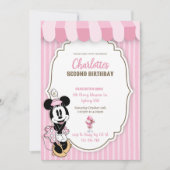 Classic Minnie ice cream shop invitation  (正面)