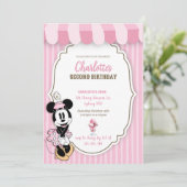 Classic Minnie ice cream shop invitation (スタンド正面)